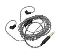 Semme Câble d'écouteurs en Cuivre plaqué Argent de qualité Supérieure, 3.5mm à 2 Broches 0.78mm, pour QDC AS12 AS16 ZSX ZSN ZS10 Pro EDX UE 18Pro TRN CCA