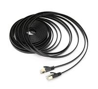 Semme Câble Ethernet CAT7 10 Gbit/s 5 M Double Blindage avec Connecteurs RJ45 Plaqués or 8 Fils de Cuivre Oxygène pour Jeux, Streaming, Bureau, Maison, Bande Passante Haute Vitesse 600 MHz (#2)