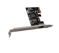 Semme Carte PCIe Adaptateur Ethernet Gigabit 10/100/1000 Mbps avec Négociation Automatique pour la compatibilité PC et Serveur