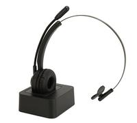 Semme Casque Téléphonique avec Microphone Rotatif BH M97 Casque Professionnel Conception Confortable à Oreille Unique Jusqu'à 17 Heures d'autonomie en Conversation 5.0 Compatible avec Les