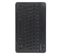 Semme Clavier avec Touches Rondes, Conception Rétroéclairée, Finition Brossée pour, et - Accessoire Portable et Informatique (Trois systèmes de rétroéclairage Blanc de 10) (Trois systèmes de