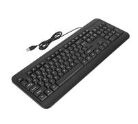 Semme Clavier Ergonomique Filaire USB Pleine Taille avec 104 Touches, Saisie Silencieuse pour 10 8 7 et OS X, Câble de 4,9 Pieds