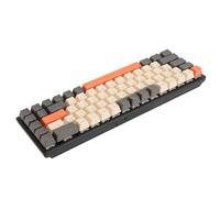 Semme Clavier Mécanique Compact à 68 Touches avec Commutateurs Bleus, Touches Colorées, Conception Filaire Portable pour OS X et
