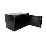 Semme Coffre-fort sécurisé avec Serrure à Combinaison Portable, Boîte de sécurité pour la Maison, le Bureau, les Voyages, L'hôtel, Acier allié Noir à Faible Teneur en Carbone,