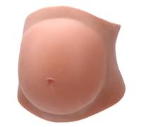 Semme Costume de Ventre de Femme Enceinte en Silicone, Bosse Artificielle Douce et Légère Réglable pour les Fêtes et les Spectacles sur Scène (bronze antique)