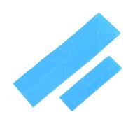 Semme Cuillère à Mesurer Pliable, 2 Pièces, Grand et Petit Ensemble Plat, Conception Magnétique pour un Rangement Facile avec Matériau PP (BLUE)