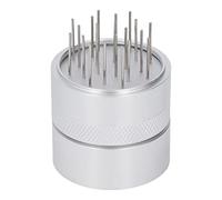 Semme Distributeur d'aiguilles à café Dis Distributeur d'aiguilles à café de 58 Mm avec Base Outil de Dispersion de en Acier Inoxydable Agitateur à en Argent pour une Distribution Uniforme du (51MM)