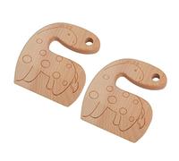 Semme Enfants en Bois - Outil de Cuisine Ergonomique et Sûr pour les Tout-petits âgés de 2 à 8 Ans, pour Cuisiner et Offrir en Cadeaux, Ensemble de 2 Pièces