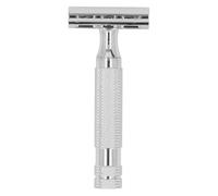 Semme Ensemble Double en Alliage de Zinc pour Homme, Kit Humide avec 10 | La poignée ergonomique en alliage de zinc de qualité supérieure pour le contrôle comprend 10 lames doubles adaptées aux