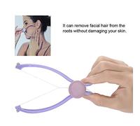 Semme Épilateur de Poils du Visage et du Cou, Outil D'épilation au Fil de Coton avec 10 Lignes de Coton, pour Enlever les Poils du Visage et du Cou des Racines (boîte à lunettes)