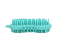 Semme Épurateur de Corps en Silicone avec Poignée Ergonomique Brosse Corporelle en Silicone Sûre pour les Types de Cheveux pour Soulager la Fatigue 5,12 X 0,57 en Couleur Bleue (GREEN)