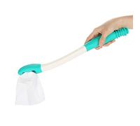 Semme Essuie-tout inférieur, aide de toilette Longue poignée Reach Confortable porte-essuie-tout Support de papier hygiénique Grip Self Wipe Aid Helper