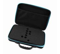 Semme Étui de Transport d'Huiles Essentielles, Coque Rigide pour 60 Bouteilles - pour Huiles et Flacons à roulettes (Blue)