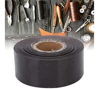 Semme Feuille d'Argent pour Presse à Chaud Feuille d'estampage à Chaud 3 Cm de Large 'estampage à Argent or pour Cuir Plastique Artisanat Bricolage Décoration 120 M Rouleau (BLACK)