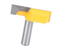 Semme Fraise à Bois de qualité Supérieure 12 X 57 Mm pour Raboter et Couper la Conception à Pointe en Carbure pour contreplaqué MDF et Panneaux de Particules (Angle de coupe du couteau de coupe