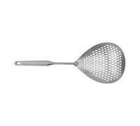 Semme GoldSkimmer Louche Cuillère à écumoire en Acier Inoxydable 304 avec Poignée Passoire Haute pour Frire Outil de Cuisine Facile pour Frire les Légumes, la Viande et Plus Encore (SILVER)
