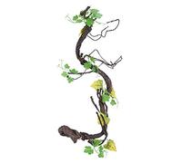 Semme Grimpeur De Vigne Artificiel De Reptiles, DéCor De Cage De Terrarium De Branche De Courbure De Jungle pour Le Serpent De Grenouille De LéZard(L)