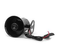 Semme Haut-parleur à Klaxon 3 Tons pour Voiture 12 V 30 W Construction ABS Compatible avec la Plupart des Véhicules Installation Facile Sirène d'avertissement d'urgence Puissante