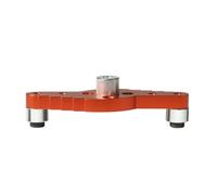 Semme Jeu de Gabarits de Perçage Professionnels à Centrage Automatique pour Supports d'étagères Flottantes, Perceuse avec 2/4 5/16 et 3/8 Embouts en Alliage d'aluminium et Construction en Acier