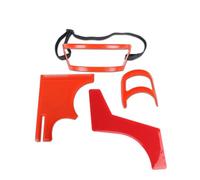 Semme Kit de Coupe de Cheveux, Outil de Coupe de Cheveux et de Barbe Automatique Innovant avec Guide de Modèle de Ligne de Cheveux et de décolleté, pour le Toilettage des Cheveux et le (rouge)