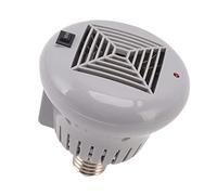 Semme Lampe Chauffante pour Animaux de Compagnie E27 50 W à 100 W avec Boîtier Gris pour Reptiles et Petites Cages pour Animaux de Compagnie - Sûre, Polyvalente et Confortable