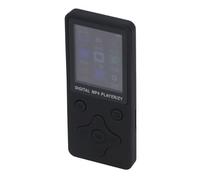Semme Lecteur MP3 MP4 64 Go avec Son HiFi 5.0 sans Perte, écran LCD de 0,8 Pouces, Radio FM Extensible de 128 Go, Podomètre, Or Rose (Black)