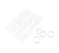 Semme Lot de 12 Housses de Protection en Silicone Anti-rayures pour Bague Intelligente, Kit de 4 Tailles, Ajustement Universel pour les Doigts, Port Confortable