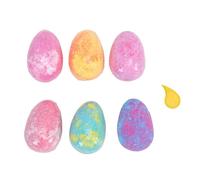 Semme Lot de 6 Bombes de Bain en Forme D'œuf de Dinosaure, avec Jouets Surprise à L'intérieur, pour Enfants, Heure du Bain, Spa Amusant, Relaxation, Soins de la Peau, Coffret Cadeau