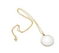 Semme Loupe Suspendue, Lentille Monocle Portable 5X Loupe Collier Suspendu La Lecture De Bricolage, Travaux De Bricolage, Passe-Temps, Passe-Temps (d'or)