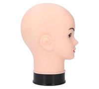 Semme Mannequin Chauve en Silicone 102 Points D'Acupuncture Modèle | Visage en silicone souple, 102 points d\'acupuncture marqués, convient aux supports pour perruque, maquillage, chapeau,