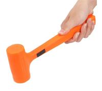 Semme Marteau à Coup Mort Pratique en Caoutchouc PVC à Face Souple 1 LB avec Conception Ergonomique en Acier pour une Frappe Sûre dans les Applications Pétrochimiques et Minières (1 LB)