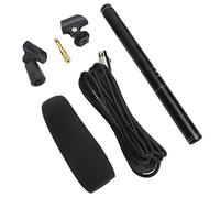 Semme Microphone d'interview Haute sensibilité - Micro d'enregistrement Portable Filaire pour Caméra, Interface XLR pour des Entretiens Clairs et des Paramètres Professionnels (Noir 28cm)