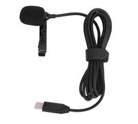 Semme Microphone Lavalier pour Ace Pro, Omnidirectionnel à Clamp/Holder, avec éponge Coupe-Vent, Connecteur de Type C Haute sensibilité, Plug Play pour Diffusion en Direct, Accessoires de Caméra