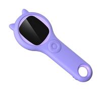 Semme Microscope Portatif pour étudiants Zoom 100X 500X avec écran de 2 Pouces 8 Lumières LED Connectivité de Type C Microscope Jouet Scientifique USB Portable pour Enfants Compatible avec / (Purple)