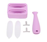 Semme Moule à Glace en Silicone pour le Visage, Outil de Refroidissement du Visage, Dispositif de Soins Réutilisable pour la Peau Fatiguée avec Effet Rafraîchissant Doux, Violet