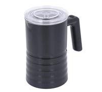 Semme Mousseur à Lait et Cuiseur Vapeur électrique 4 en 1, Mousseur à Lait à Suspension Magnétique Automatique pour café Latte Cappuccino Chocolat Chaud Noir (Prise UE 220V)