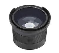 Semme Objectif Fisheye 58MM Objectif Grand Angle 0,35X pour Appareil Photo Numérique avec Corps en Alliage D'aluminium et de Magnésium Adaptateur Super Grand Angle pour Appareil