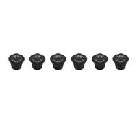 Semme Paniers à Capsules de café Rechargeables et Réutilisables, 6 Pièces, avec Conception en Plastique et en Acier Inoxydable, pour Machines à café à Capsules