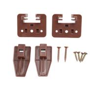 Semme Paquet de 10 Tiroirs et Glissières de Tiroir en Plastique, Pièces de Rechange, Support Central pour Commodes, Comprend des Vis pour une Installation Facile à Faire Soi-même