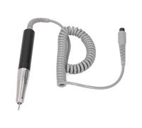 Semme Pièce à Main de Rechange pour Perceuse à Ongles, Vitesse Réglable, Poignée en Métal à Faible Bruit avec Rotation Avant et Arrière pour Machine à Polir les Ongles, Façonnage (BLACK)