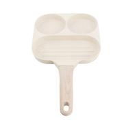 Semme Poêle à Frire Antiadhésive en Aluminium 3 Pouces avec Manche en Bois pour une Cuisson Facile des œufs et du Bacon (Type universel) (Type universel) (Cuisinière à gaz)