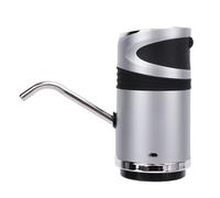 Semme Pompe à Bouteille électrique Automatique, Distributeur Rechargeable par USB de 1200mAh avec Serrure pour Utilisation en Dortoir (Silver)