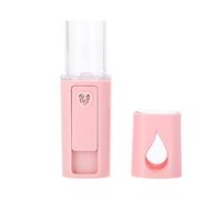 Semme Pulvérisateur à Brume Fraîche Pratique pour le Visage avec Miroir 20 Ml, Hydratation Rapide en 45 Secondes, Portable pour les Retouches de Maquillage de Voyage, Indicateur LED Bleu Rouge