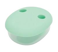 Semme Récipient à Collation sans Gâchis, Boîte à Collation Réutilisable Anti-fuite avec Couvercle à Doigt intégré avec Joint en Silicone, pour les Collations au Bureau, à L'école et (GREEN)