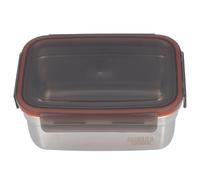 Semme Récipient de Stockage des Aliments en Acier Inoxydable, Boîte Polyvalente étanche de 1900ML pour la Maison, les Voyages et la Préparation des Repas 21.8x12x9.5cm (1900ML)