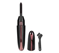 Semme Recourbe-Cils électrique, Outil de Recourbe-Cils Chauffant, Rechargeable par USB, pour des Boucles Naturelles de Longue Durée, Faux et Naturels (BLACK)