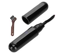 Semme Recourbe-cils électrique Rechargeable USB, Outil de Recourbe-cils Chauffant Longue Durée avec Affichage Numérique pour Femmes, Voyage, Usage Domestique (BLACK)