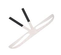 Semme Règle à Sourcils Outil de Positionnement à 3 Points Modèle de Mesure des Sourcils en Acier Inoxydable pour des Sourcils Symétriques Parfaits Voyage à (Sourcil standard Emballage de boîte en