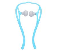 Semme Rouleau à Main pour le Cou, Auto-masseur Ergonomique pour Soulager le Cou et les épaules, Idéal pour les Employés de Bureau, les étudiants et les Conducteurs, Favorise les Tissus Profonds (BLUE)