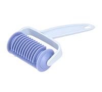 Semme Rouleau à Pâte Bricolage Rouleau à Pâtisserie ABS pour Biscuits Pains Desserts Antiadhésif de qualité Alimentaire Outil de Cuisson Facile Accessoire de Cuisson de Cuisine (Pain Rayé Volets)